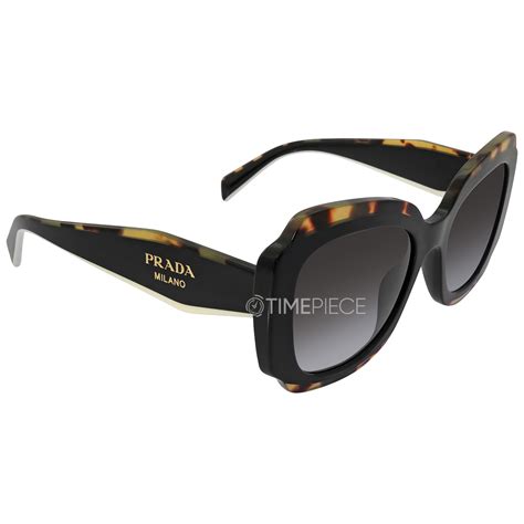 prada pr 16ys 01m0a7|Prada Dark Gray Irregular Ladies Sunglasses PR 16YS 01M0A7 52.